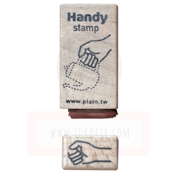 Plain Handy Rubber Stamp A