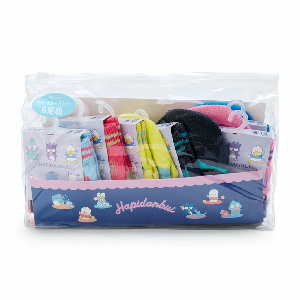 Sanrio Hapidanbui Socks Value Set