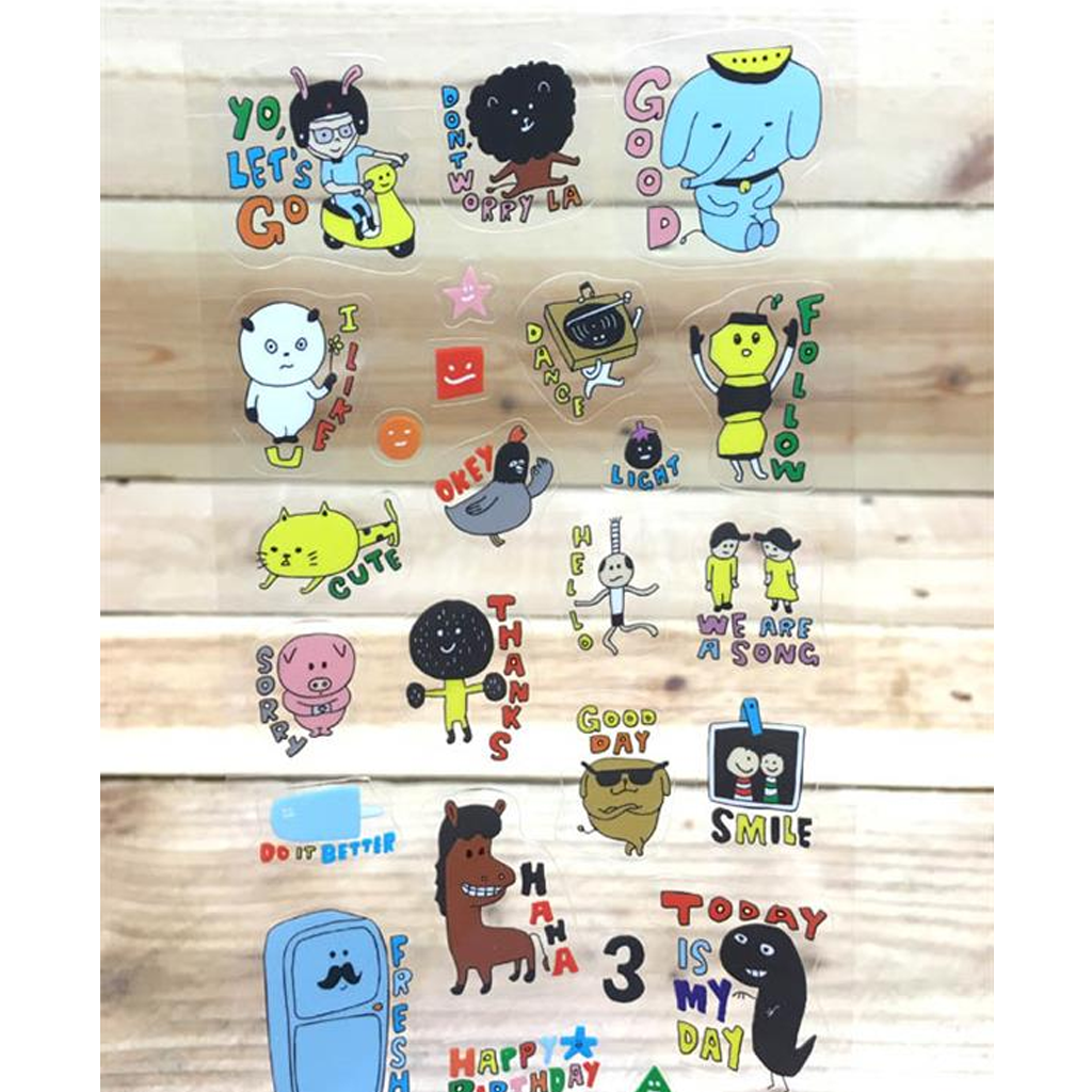 Ethos Chorendan Sticker - Happy Birthday