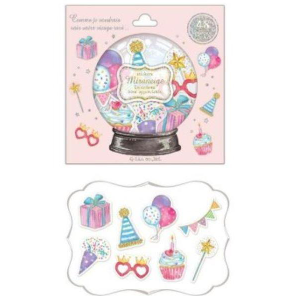Q-Lia Miraneige Happy Party Flake Sticker