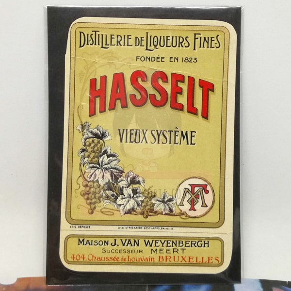 Vintage Hasselt Label