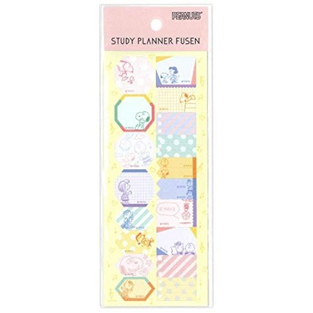 Delfino Peanuts Study Planner Fusen Heart