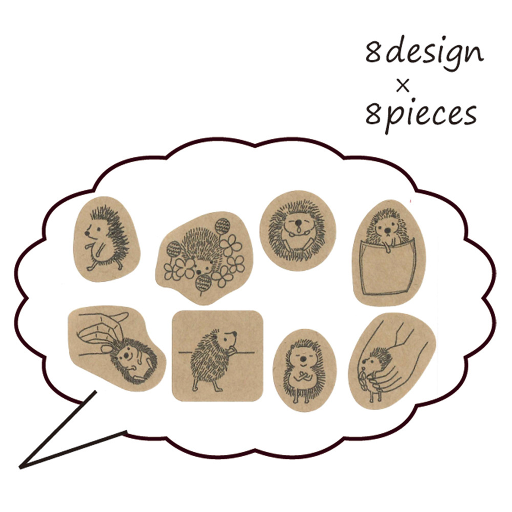 Shinzi Katoh Hedgehog Flake Sticker