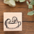 Momoro Rubber Stamp - Hedgehog