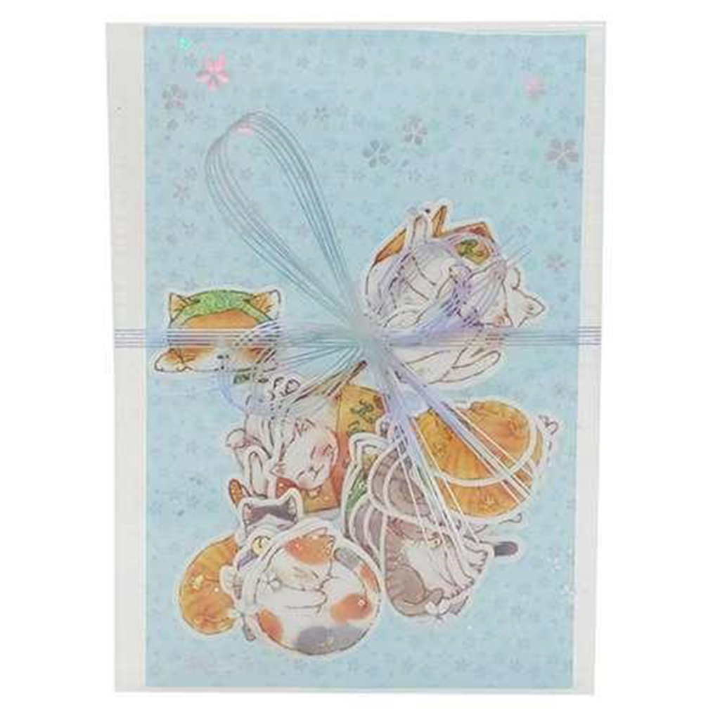 Kamio Japan Flake Sticker Masking Seal Hello Cat