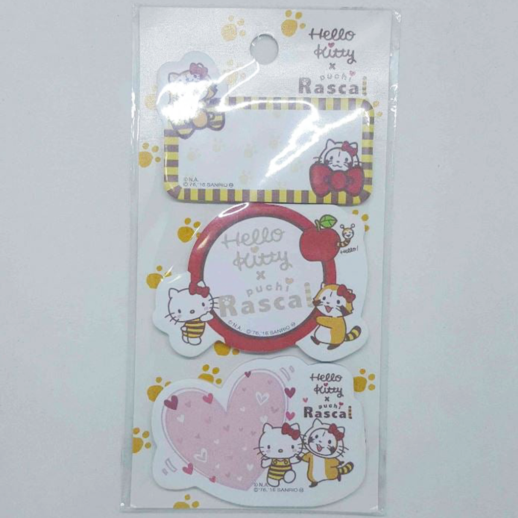 Sticky Note Hello Kitty X Puchi Rascal