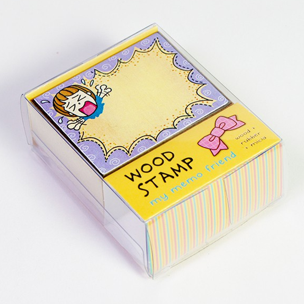 Micia Rubber Stamp Memo Chapter - Help Boy