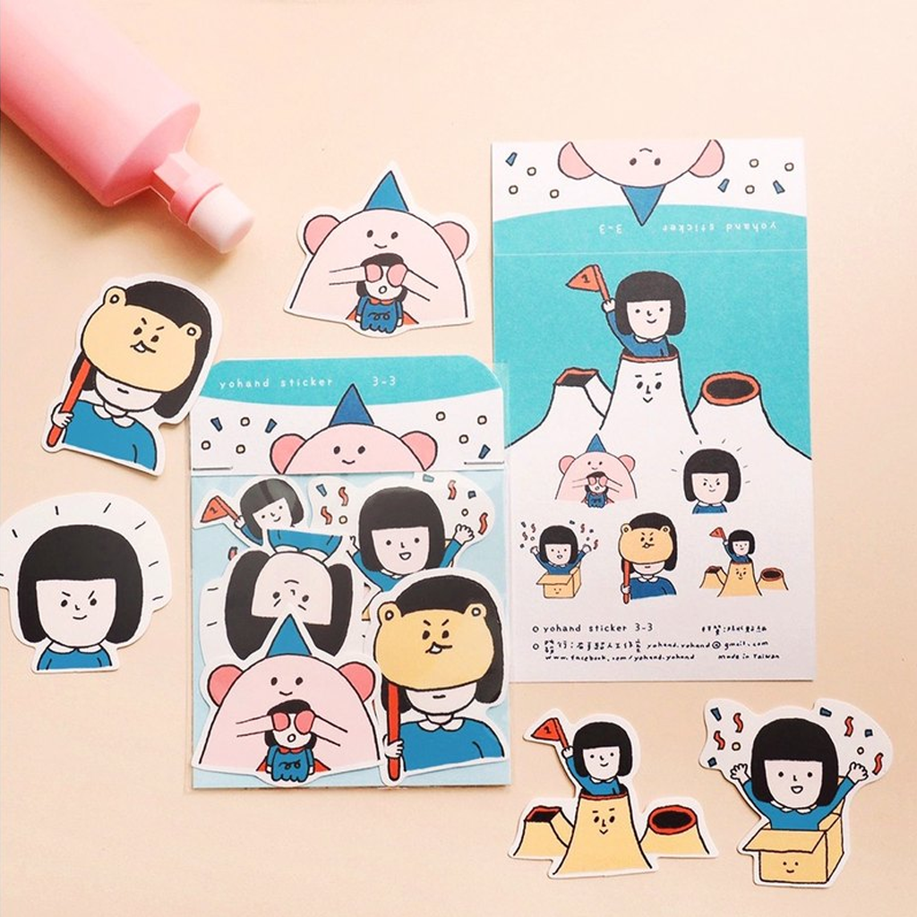 Yohand Studio Medium Sticker Set - Hide And Seek