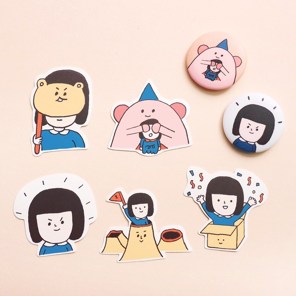 Yohand Studio Medium Sticker Set - Hide And Seek