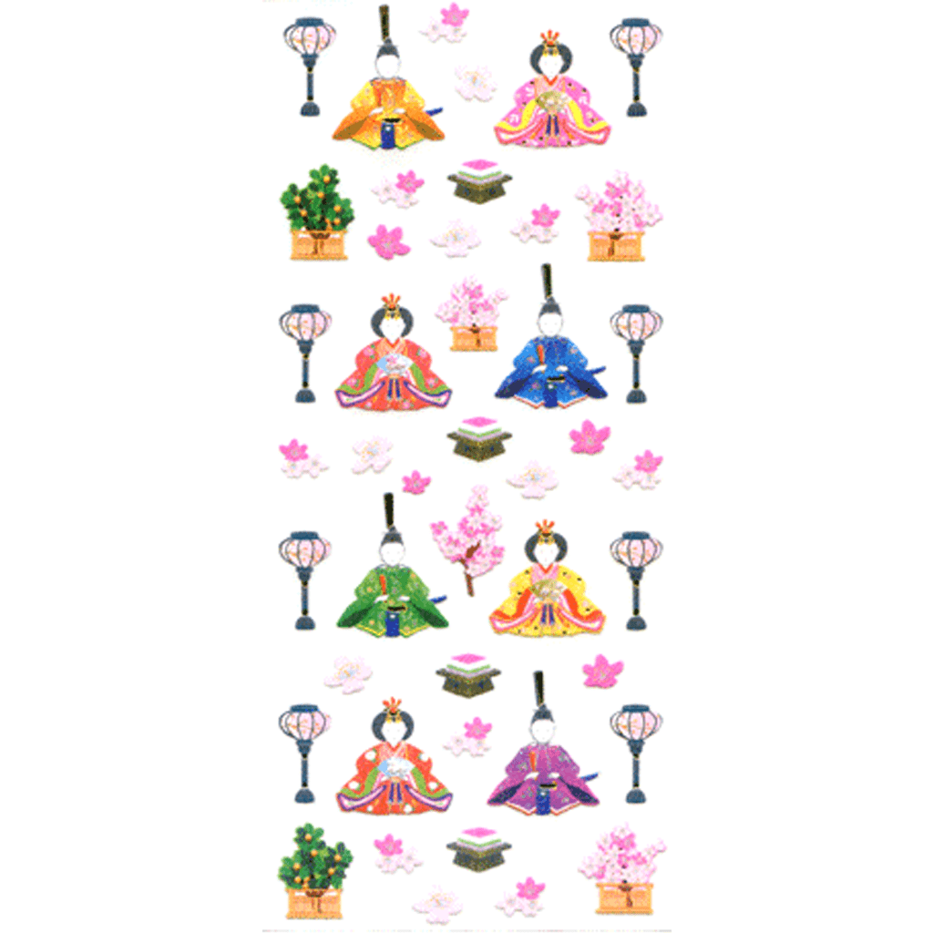 Okuyama Japanese Style Sticker - Hina-sama