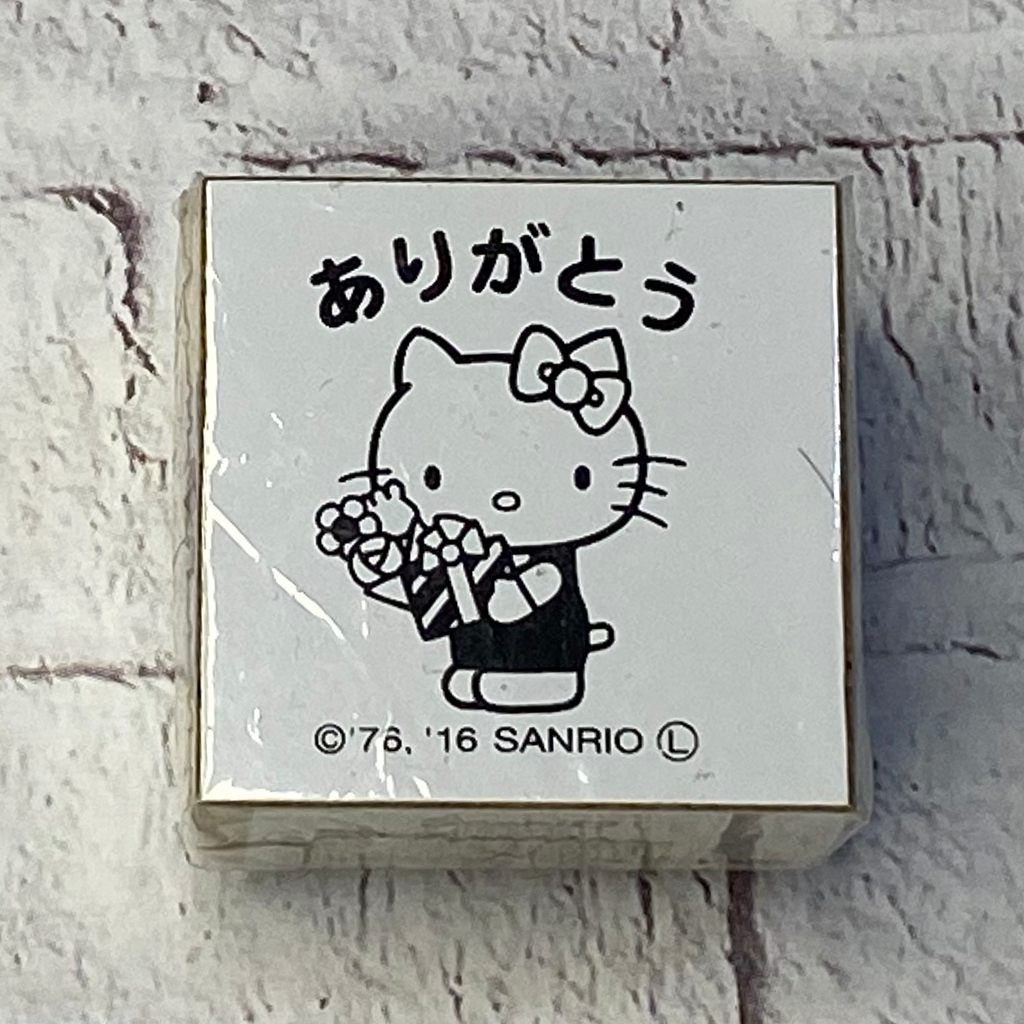 Sanrio Rubber Stamp Hello Kitty Thank You
