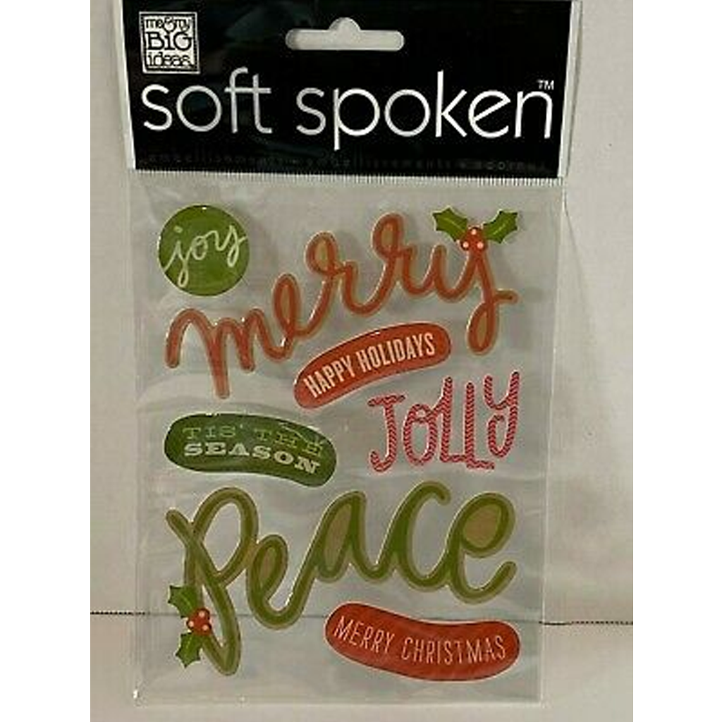 Me &amp; My Big Ideas Soft Spoken Sticker Holiday