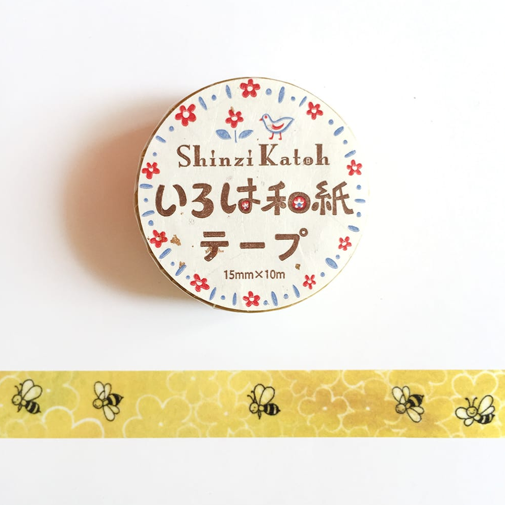 Shinzi Katoh Masking Tape - Honeybee