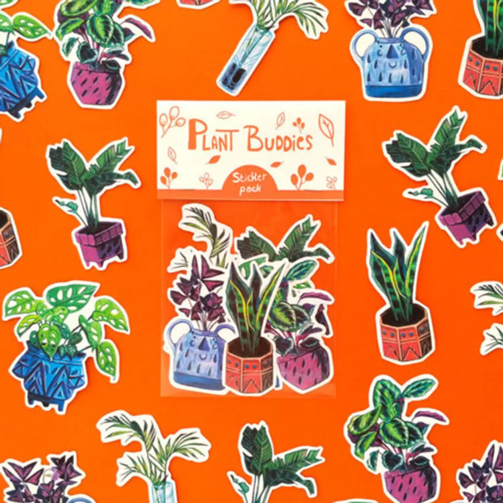 Hsieying Sticker Pack - Plant Buddies House Plants