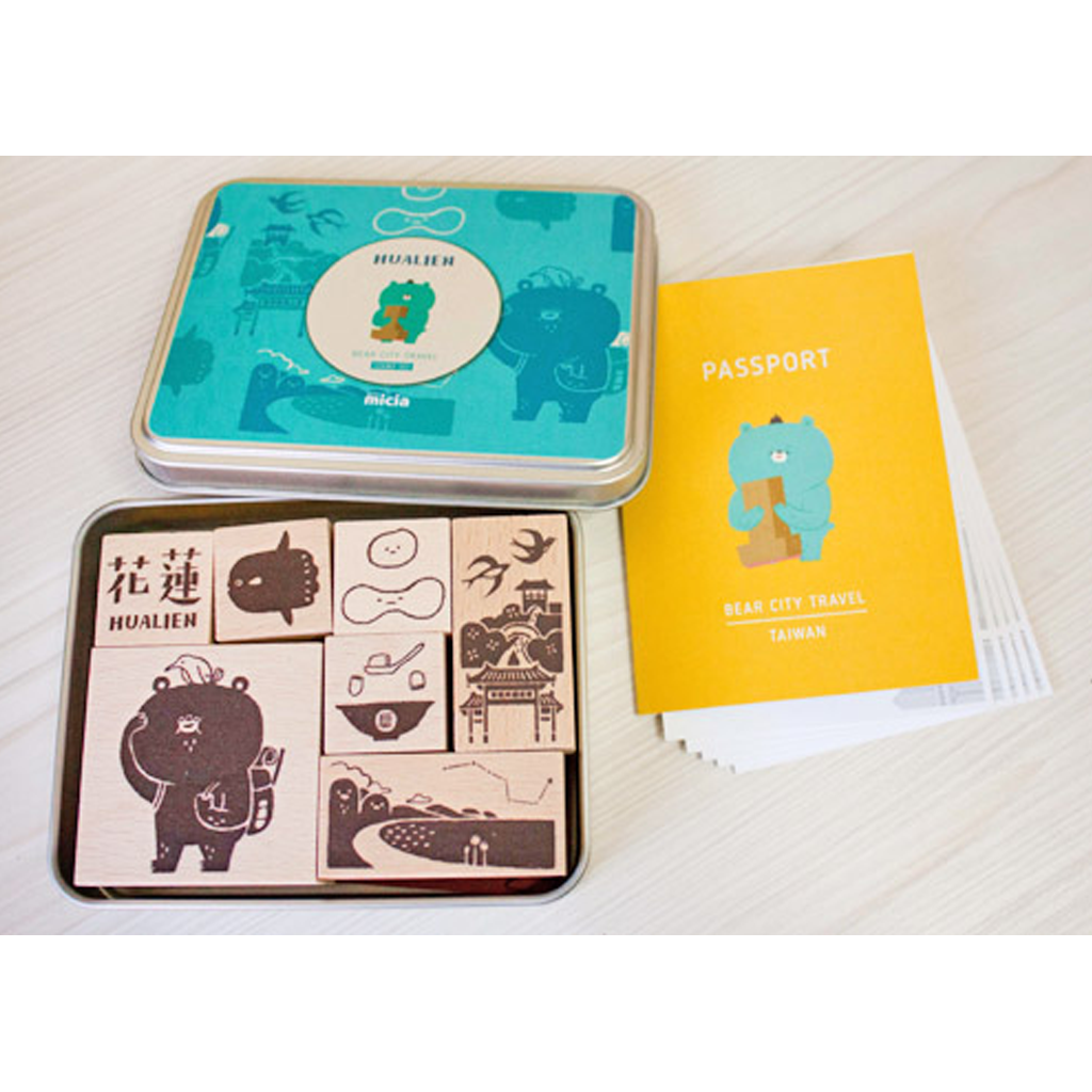Micia Iron Box Stamp - Bear Hualien