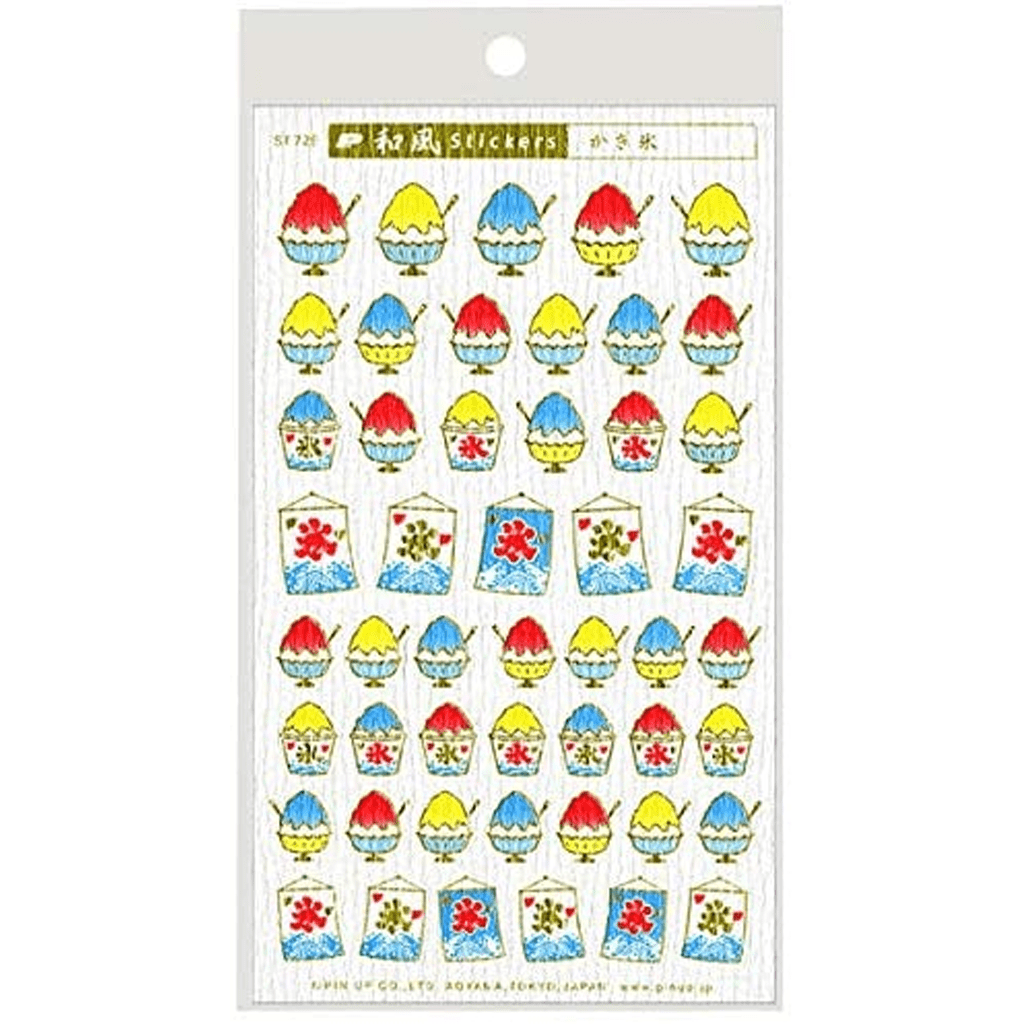 Pin Up Japanese Style Sticker Shaved Ice
