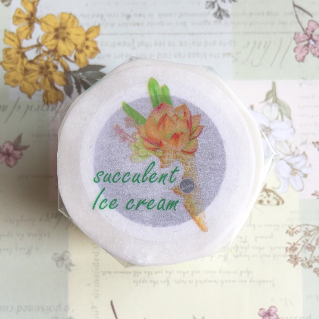 LadyF05 Masking Tape - Succulent Ice Cream