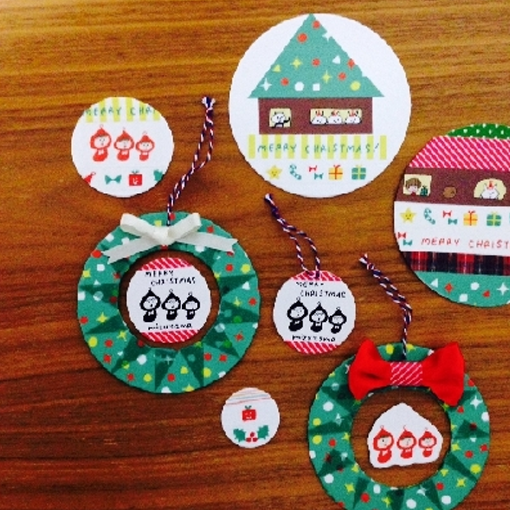 Mizutama Masking Tape Christmas Icon