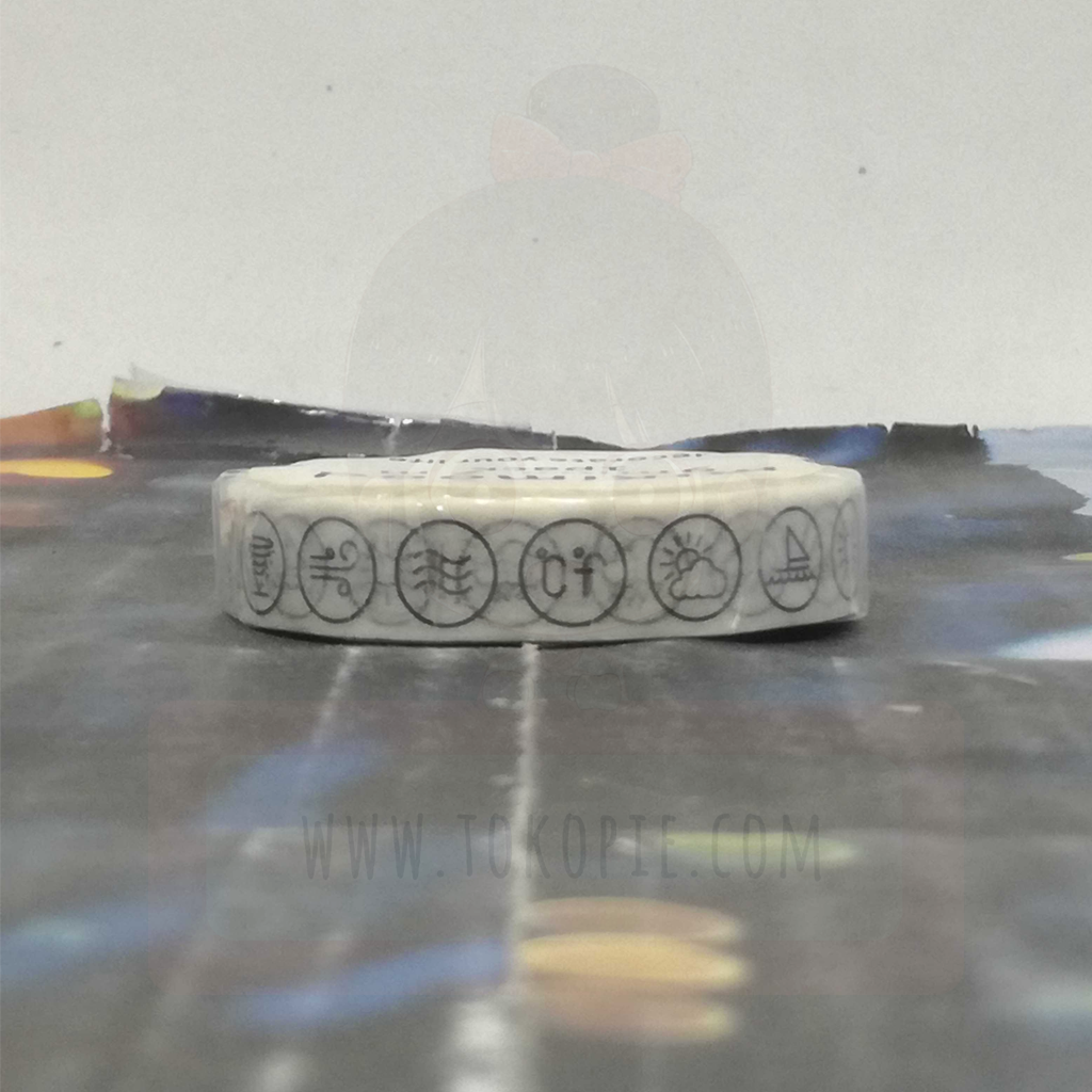 Mikimood Slim Masking Tape - Icons