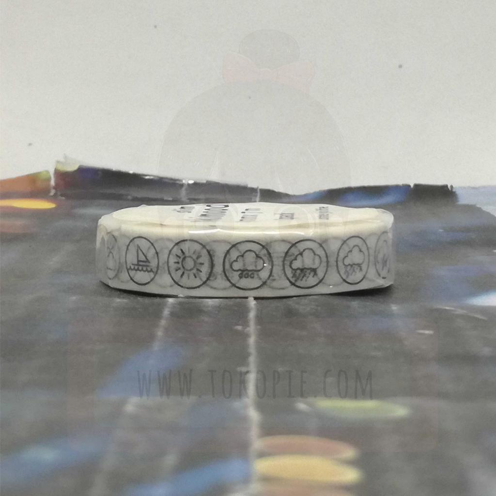 Mikimood Slim Masking Tape - Icons