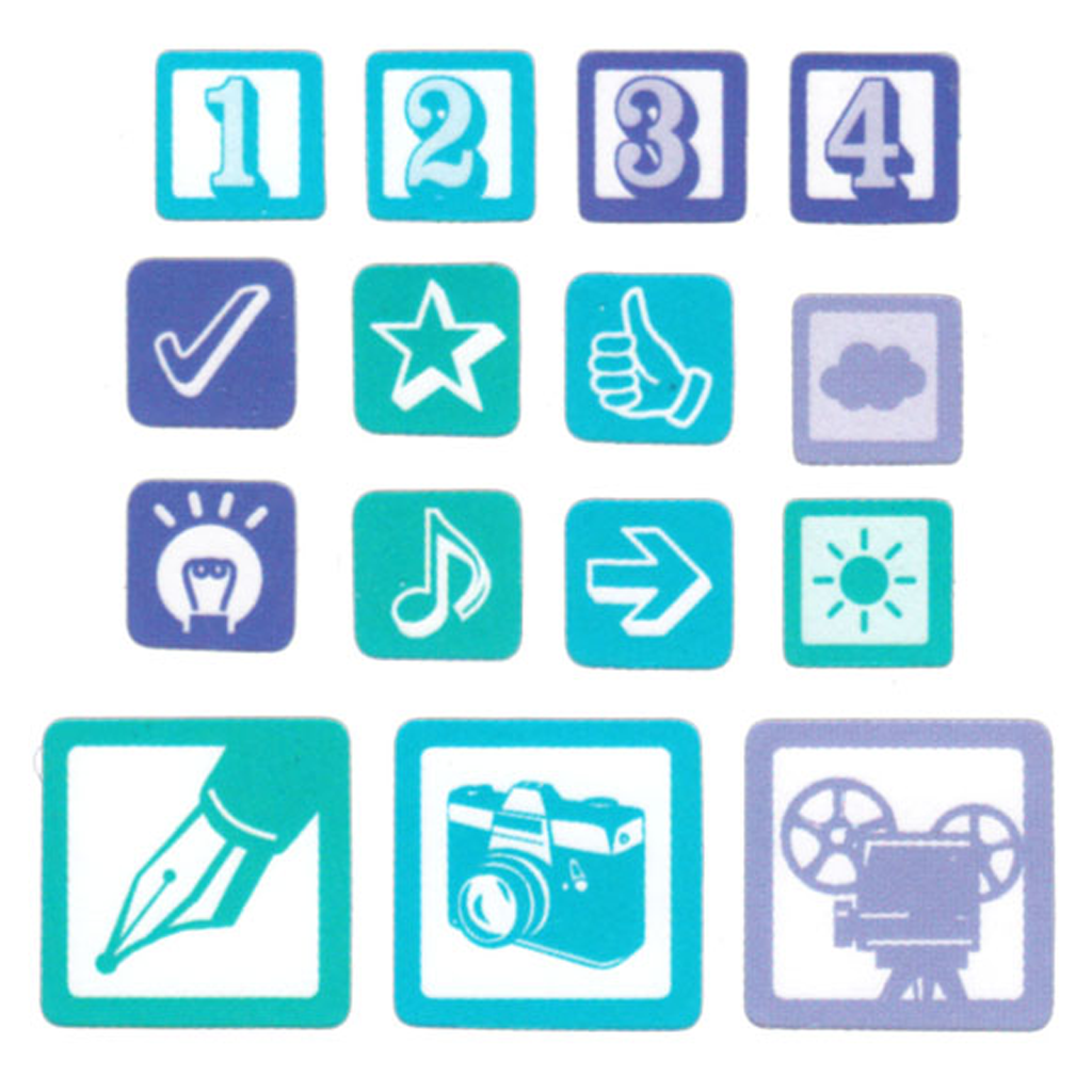 Lifestyle Notebook Stickers - Icon Sticker