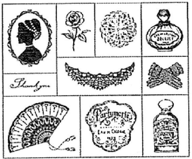 Margaret Stamp Set - Fashionable Lady