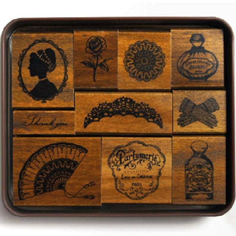 Margaret Stamp Set - Fashionable Lady