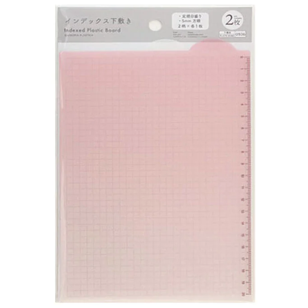 Pink Indexed Plastic Board