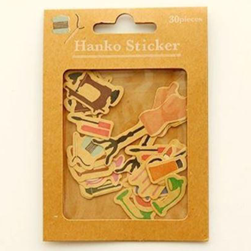 S &amp; C Hanko Flake Sticker Interior