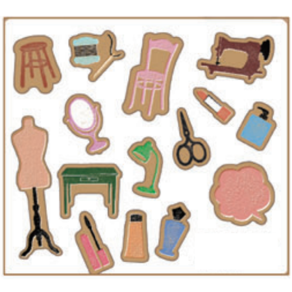 S &amp; C Hanko Flake Sticker Interior