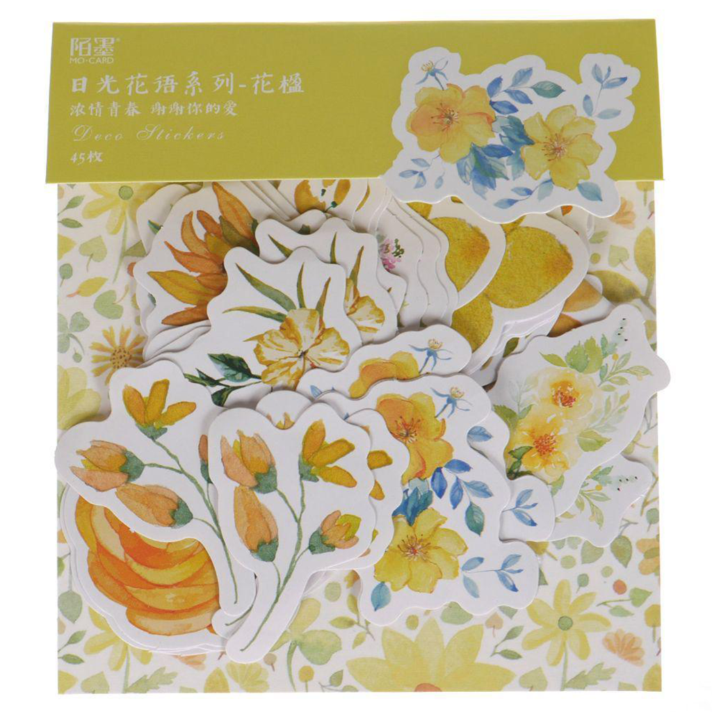 Mo.Card Jacaranda Flowers Flake Sticker