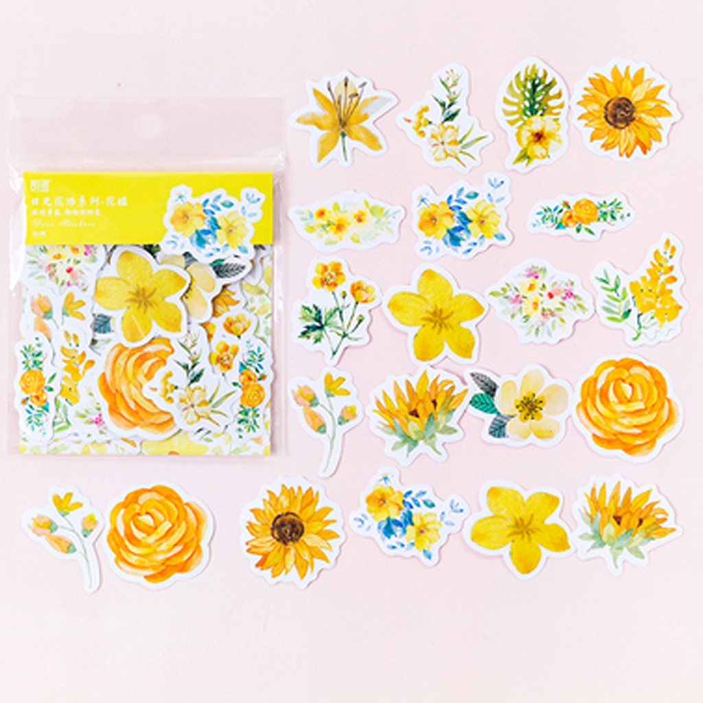 Mo.Card Jacaranda Flowers Flake Sticker