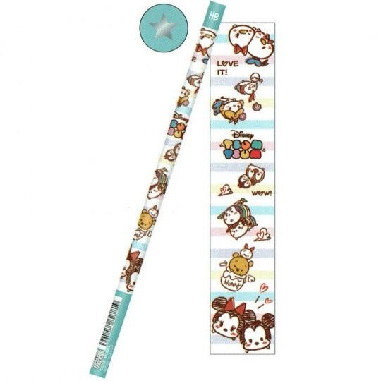 Disney HB Pencil - Tsum Tsum Blue Stripe