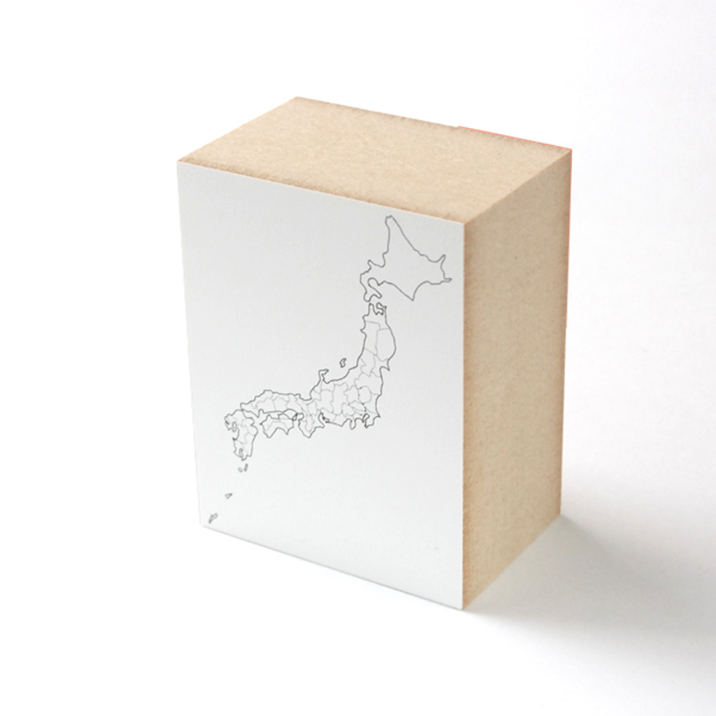 Mizushima Japanese Blank Map Stamp