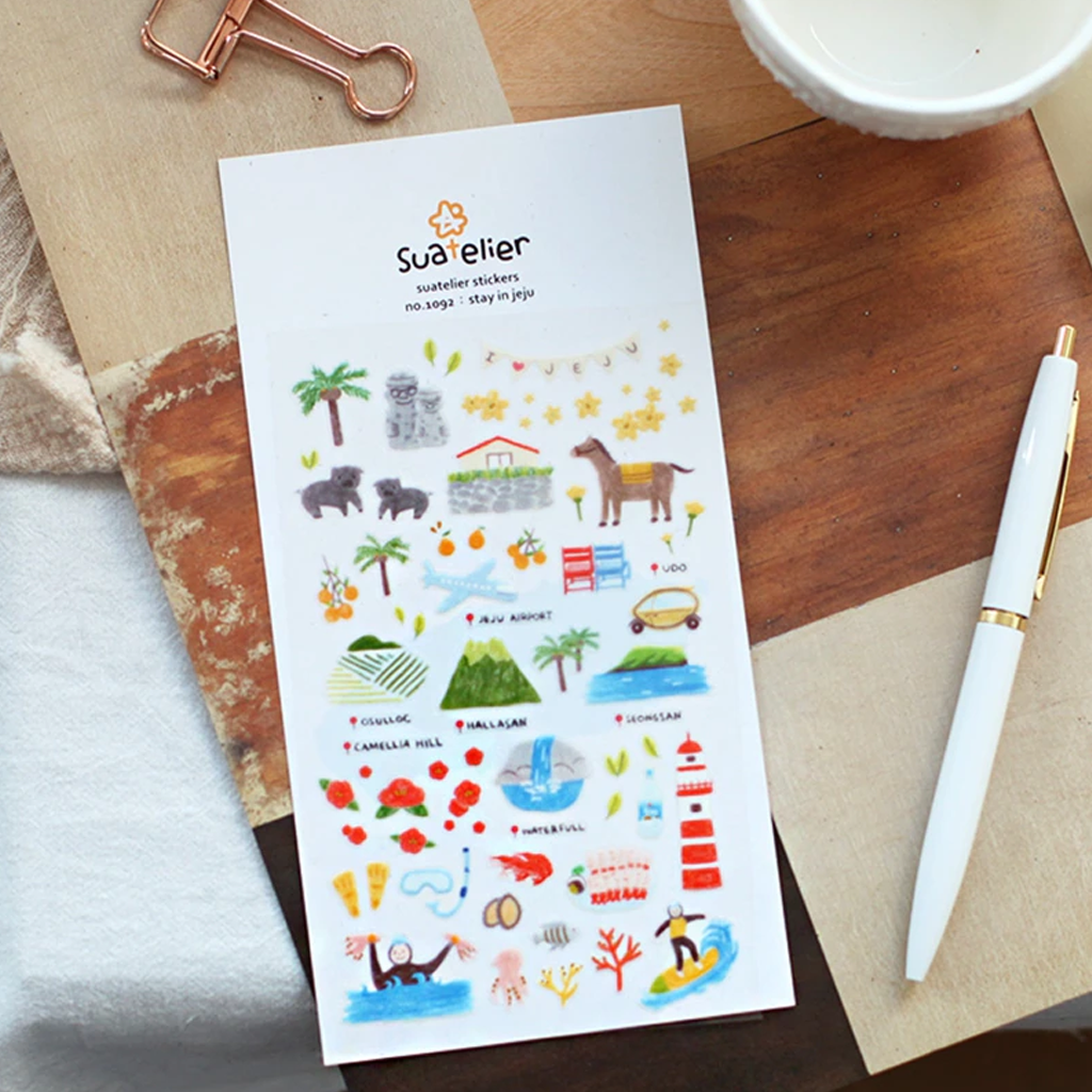 Suatelier Stickers Stay In Jeju