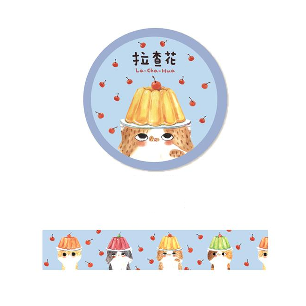 Racha Flower Masking Tape - Jelly Cat