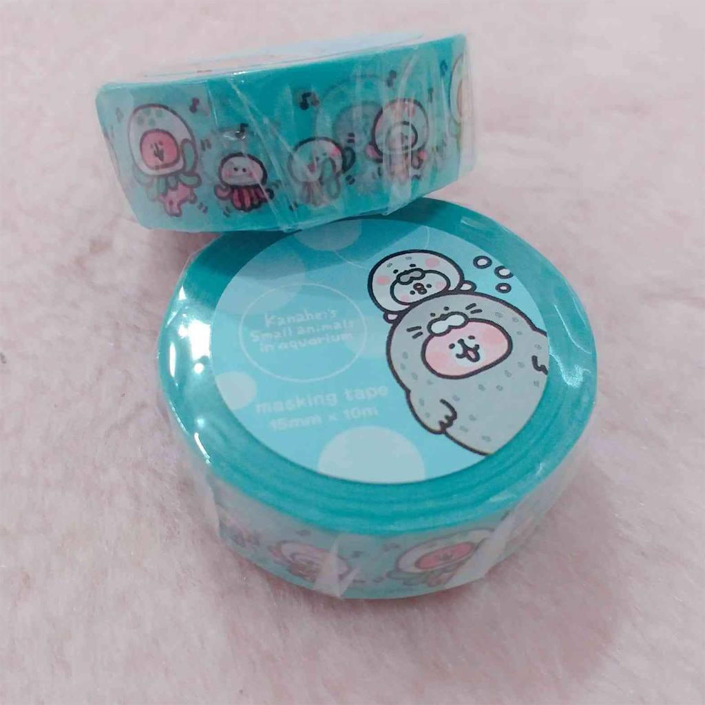 Masking Tape Kanahei Small Animals in Aquarium Jelly Fish