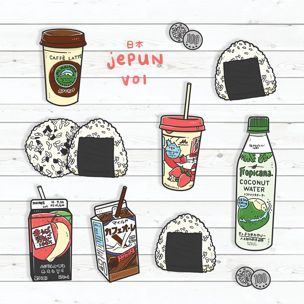 Azreenchan Jepun Series Sticker Pack