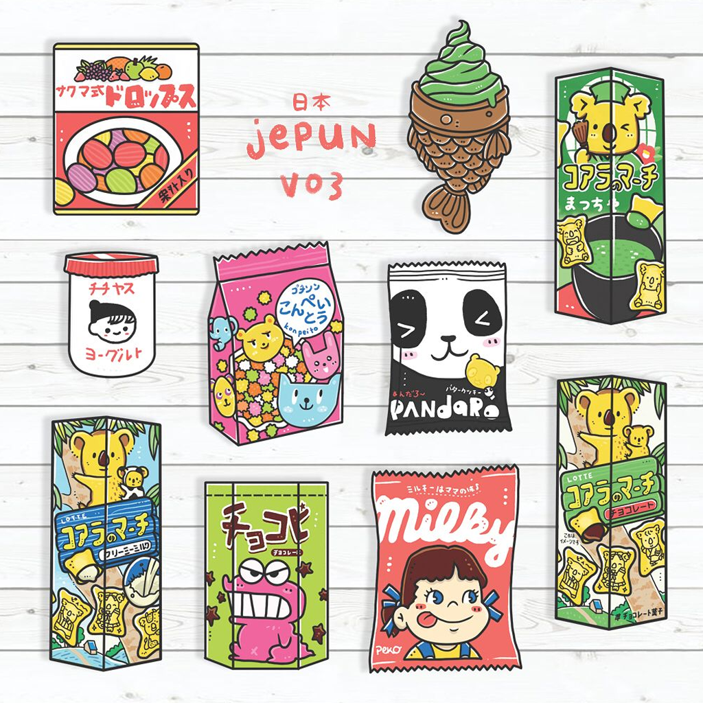 Azreenchan Jepun Series Sticker Pack