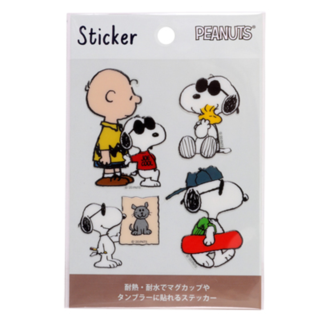 Peanuts Snoopy Heat And Water Resistant Sticker (Joe Cool)