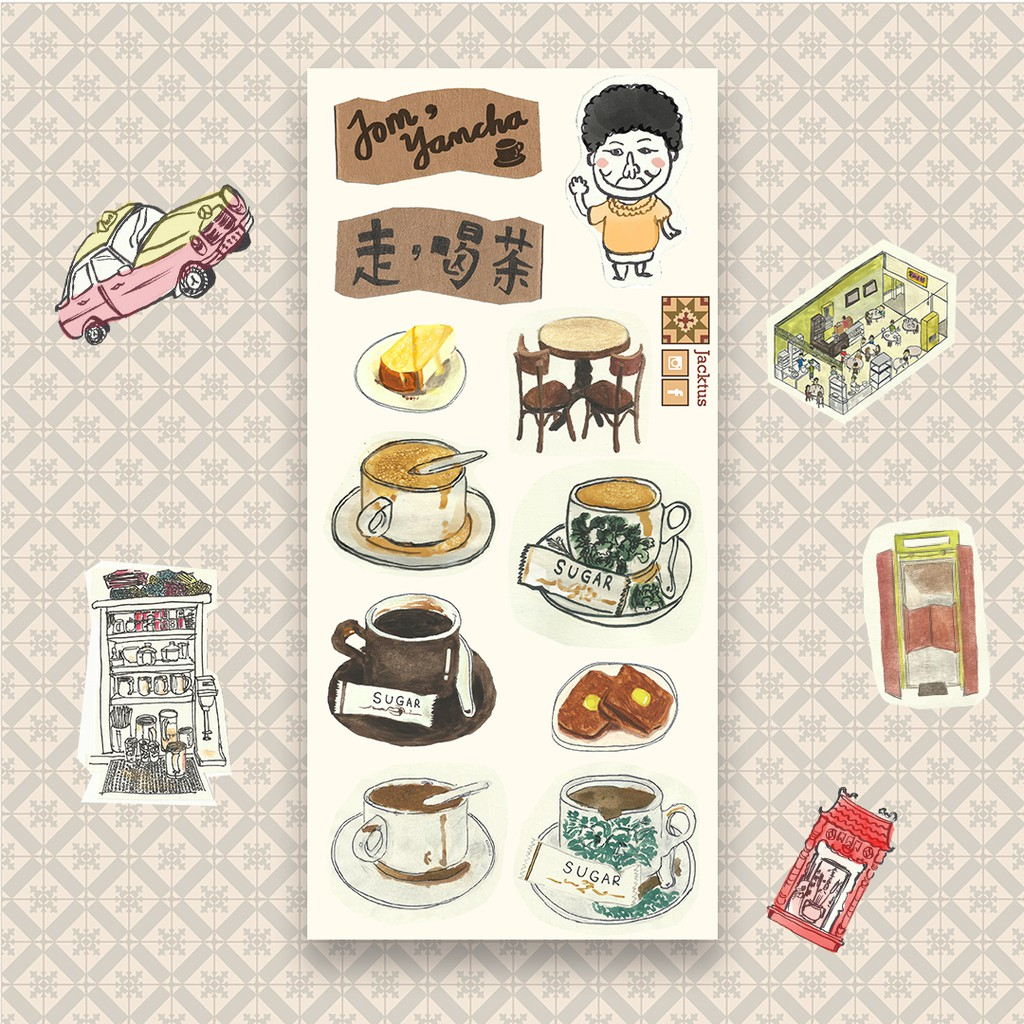 Jacktus Decorative Sticker - Jom Yancha