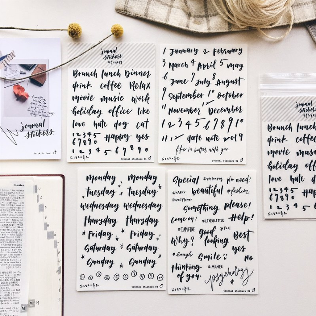 Mr. Eggplants Journal Stickers