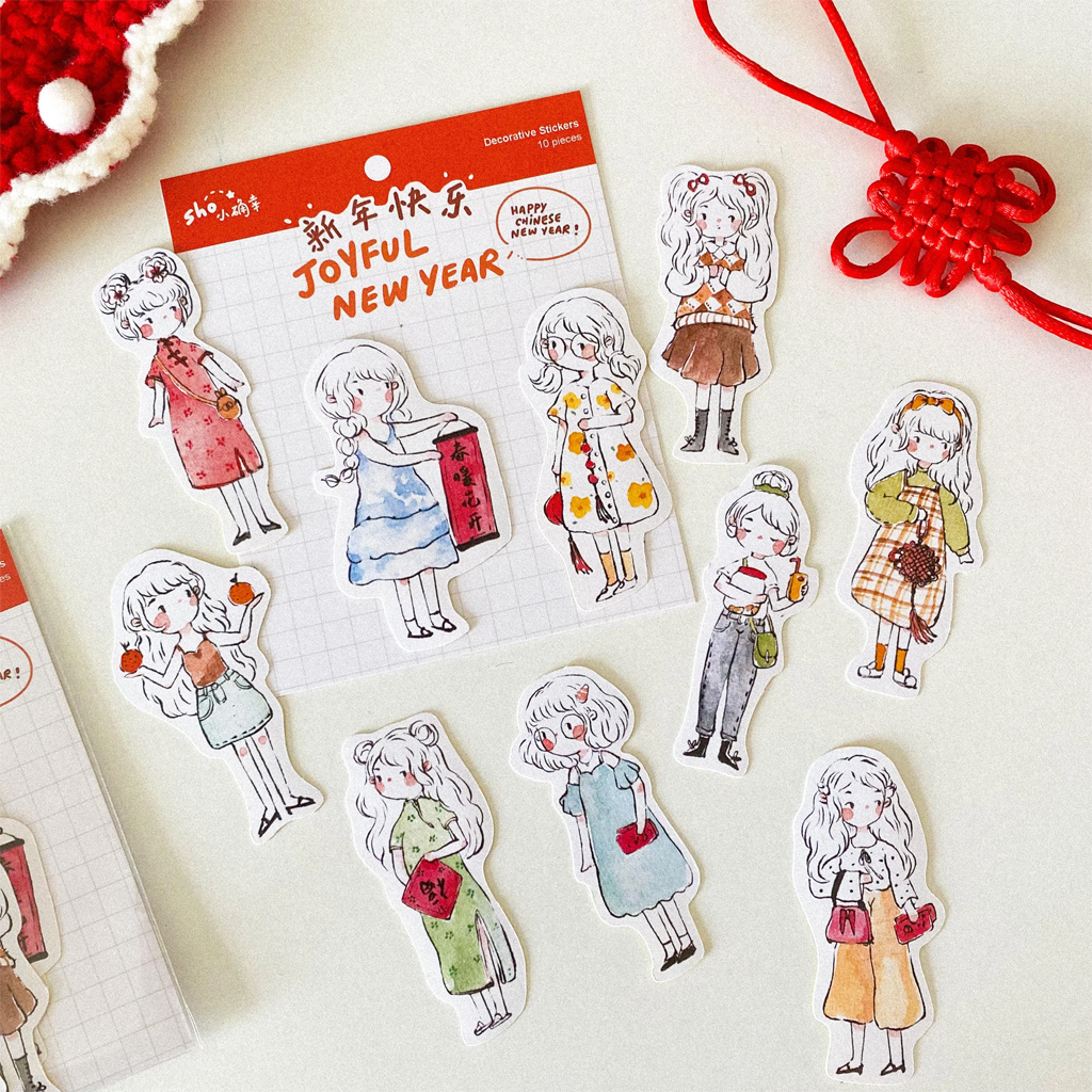 Qiara Sticker Pack Joyful New Year