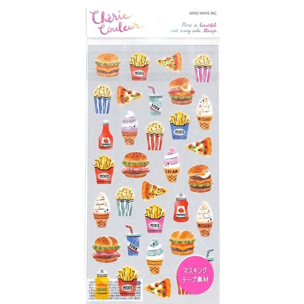 Mind Wave Cherie Couleur Sticker - Junk Food