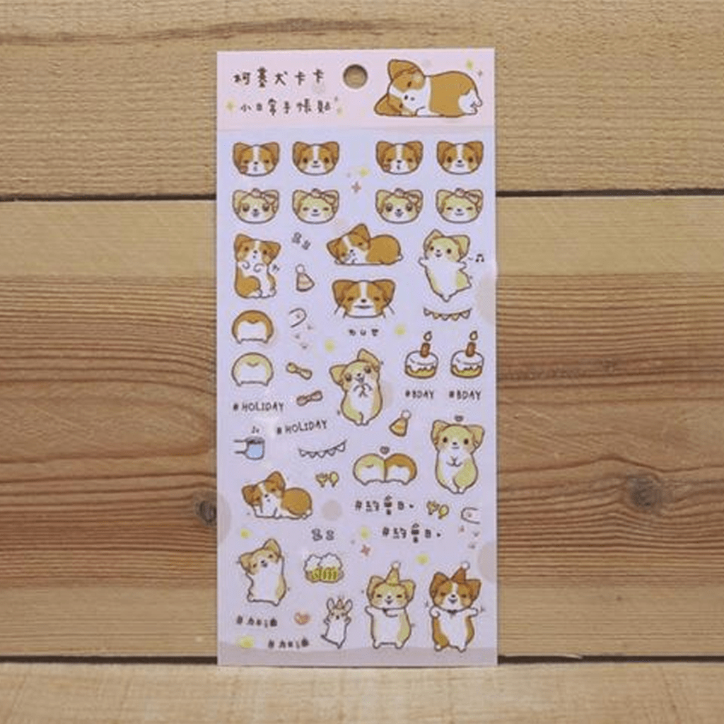 Ethos Corgi KAKA Transparent Sticker