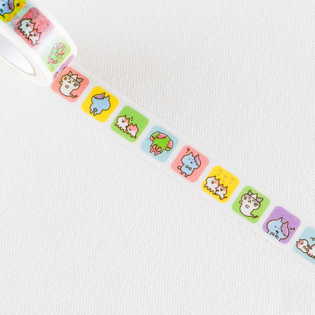 Kanahei Zombie Cat Series Masking Tape