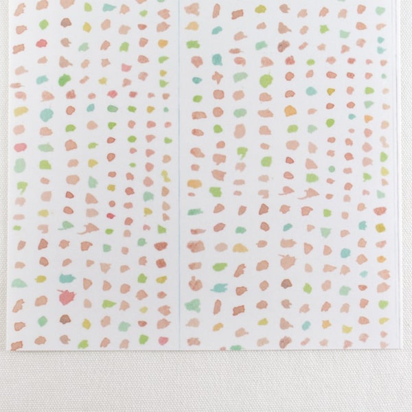 Chamil Garden Masking Sheet/Washi Paper Sticker - Karashi