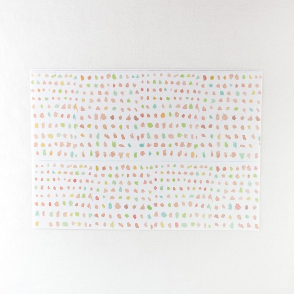 Chamil Garden Masking Sheet/Washi Paper Sticker - Karashi