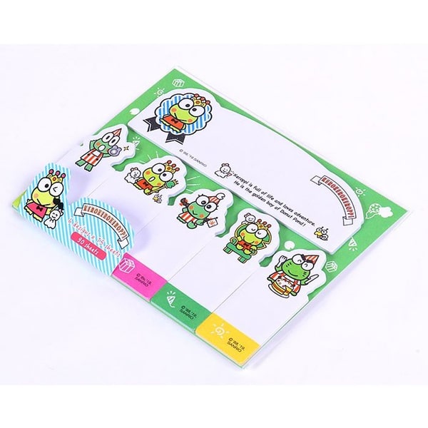 Sanrio Kerokeroppi Bookmark Sticky Note