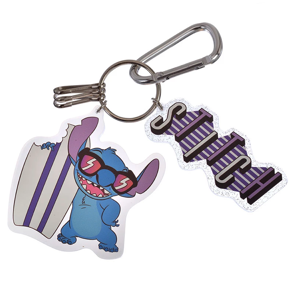 Disney Stitch Hawaii Summer Party Slider Keychain